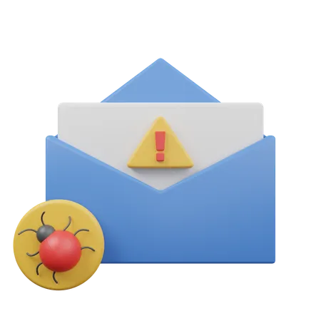 E-Mail-Fehler  3D Icon