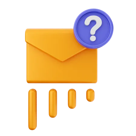 Helpdesk de e-mail  3D Icon