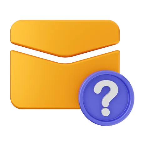 Helpdesk de e-mail  3D Icon