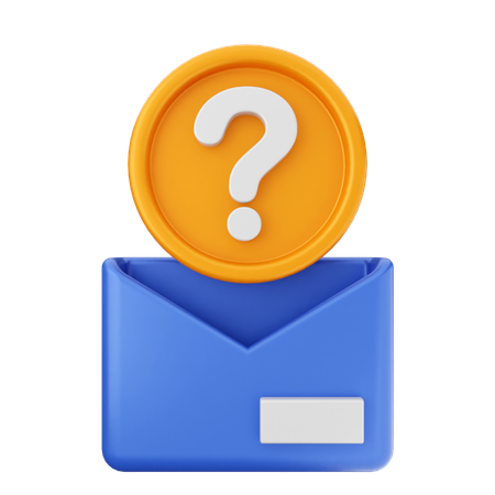 Helpdesk de e-mail  3D Icon