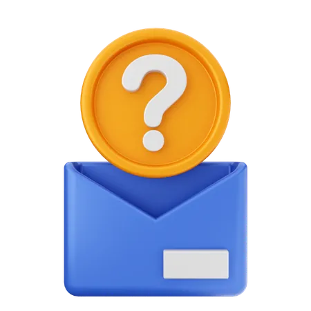 Helpdesk de e-mail  3D Icon