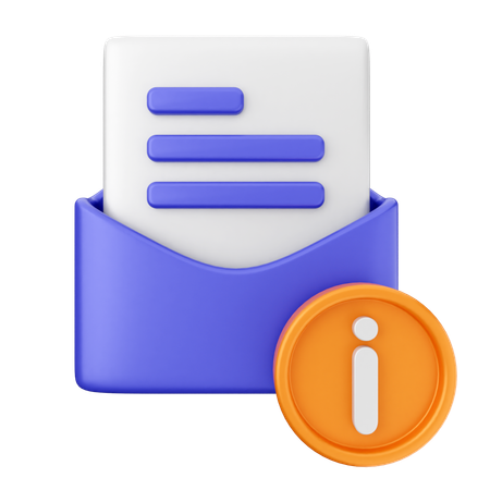 Helpdesk de e-mail  3D Icon