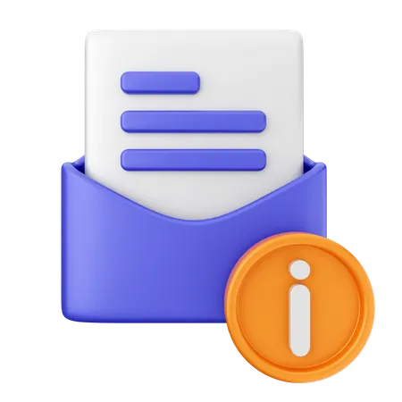 Helpdesk de e-mail  3D Icon