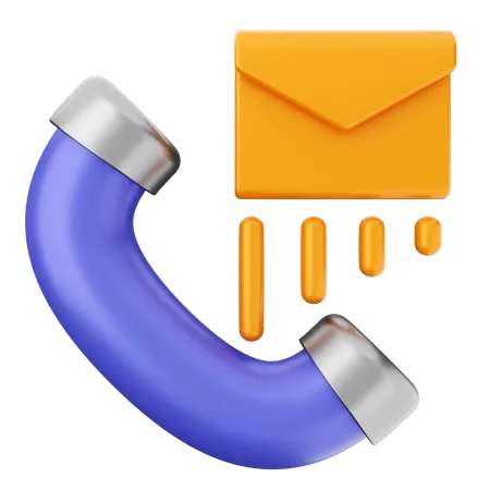 Helpdesk de e-mail  3D Icon