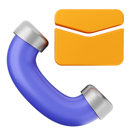 Helpdesk de e-mail  3D Icon