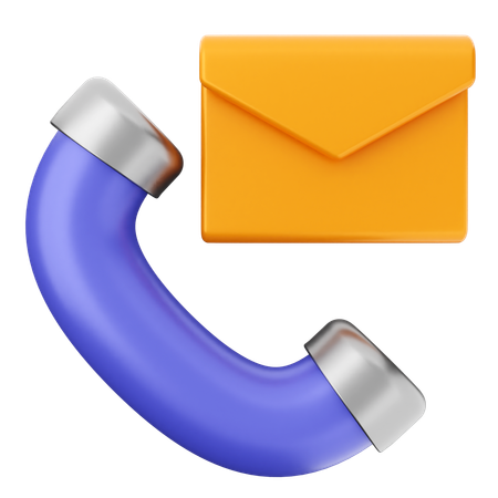 Helpdesk de e-mail  3D Icon