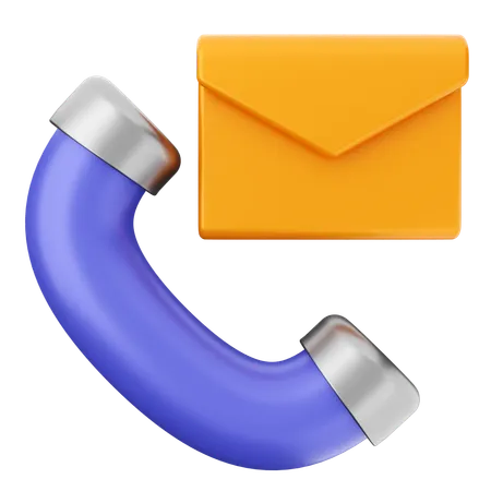 Helpdesk de e-mail  3D Icon