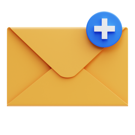 E-Mail hinzufügen  3D Icon