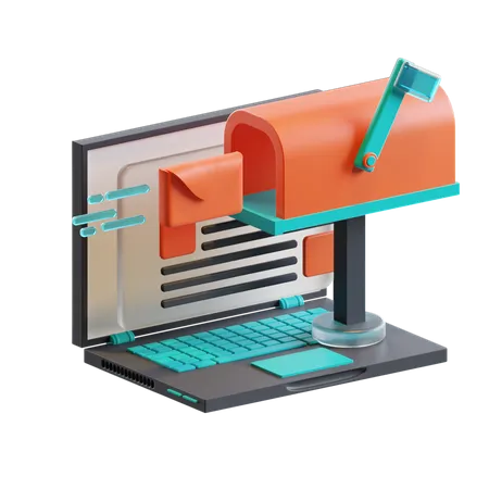E-Mail-Kampagne  3D Icon