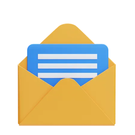 E-Mail lesen  3D Icon