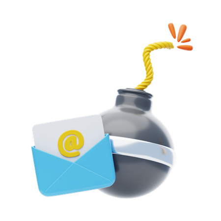 E-mail malicioso  3D Icon