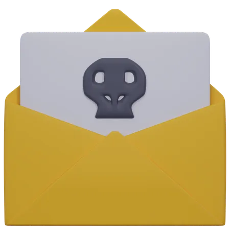 E-Mail-Malware  3D Icon