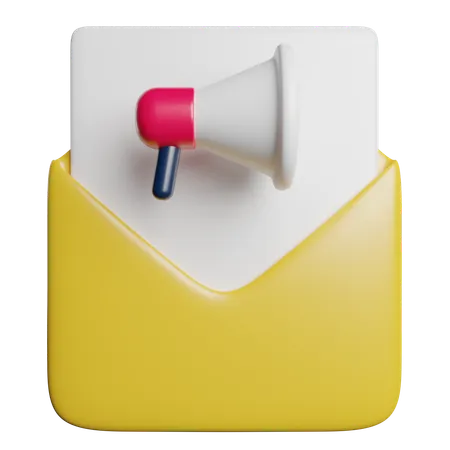 E-Mail Marketing  3D Icon