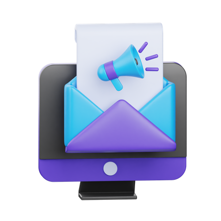 E-Mail Marketing  3D Icon