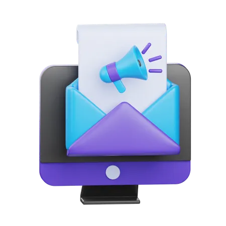 E-Mail Marketing  3D Icon