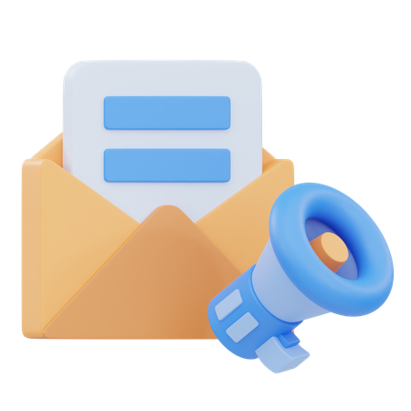 E-Mail Marketing  3D Icon