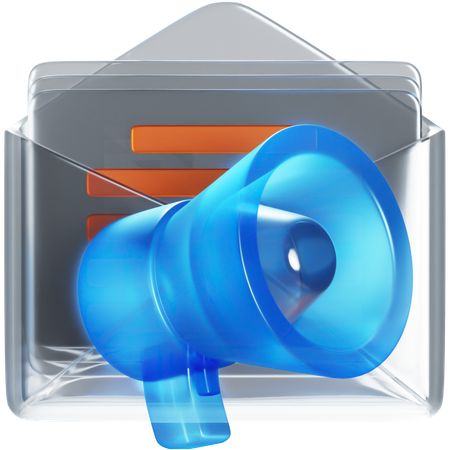 Marketing de email  3D Icon