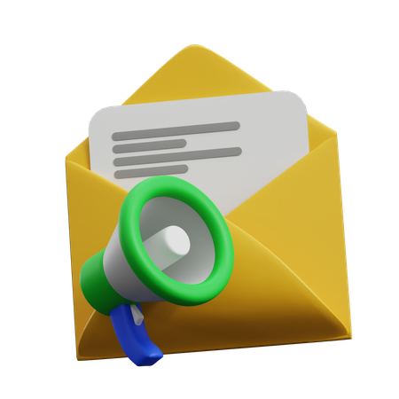 E-Mail Marketing  3D Icon