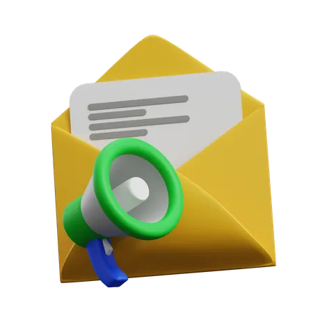 E-Mail Marketing  3D Icon