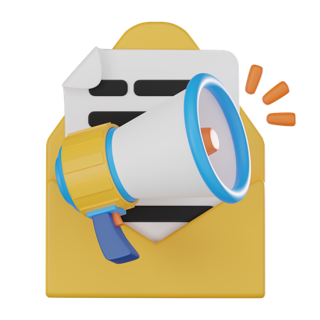 E-Mail Marketing  3D Icon