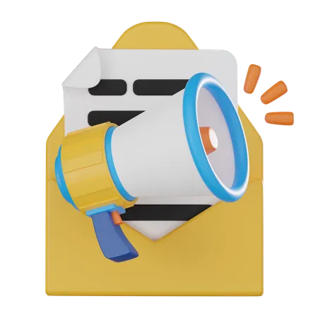 E-Mail Marketing  3D Icon