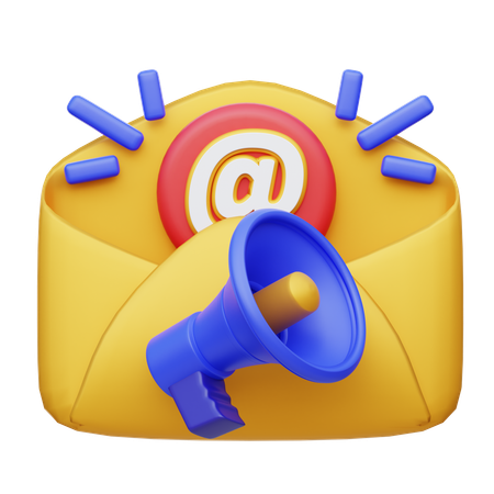 Marketing de email  3D Icon