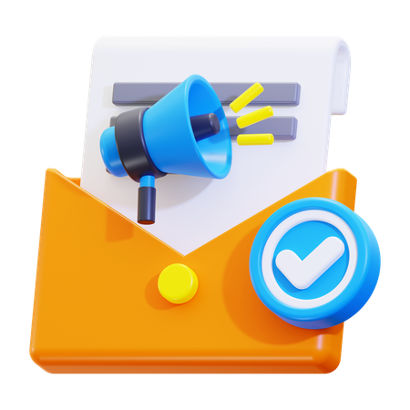 E-Mail Marketing  3D Icon