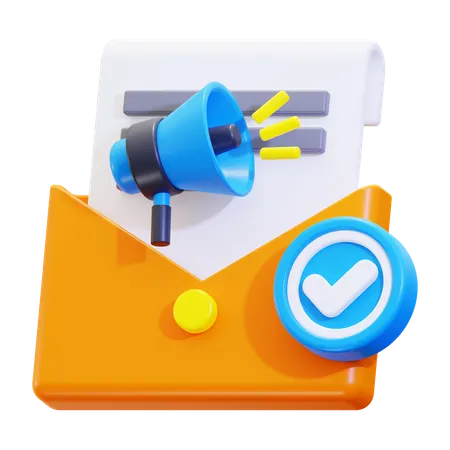 E-Mail Marketing  3D Icon