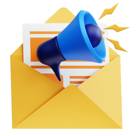 E-Mail Marketing  3D Icon