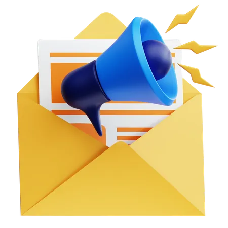 E-Mail Marketing  3D Icon