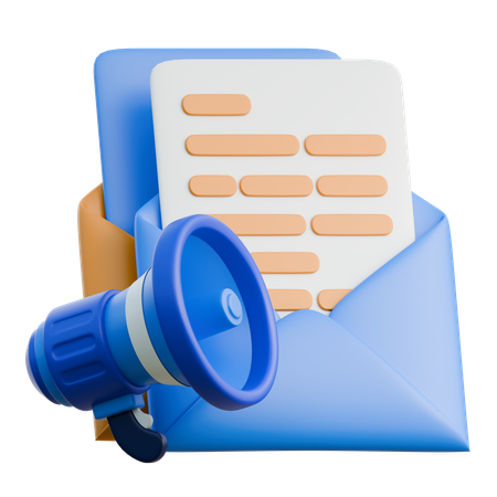 E-Mail Marketing  3D Icon