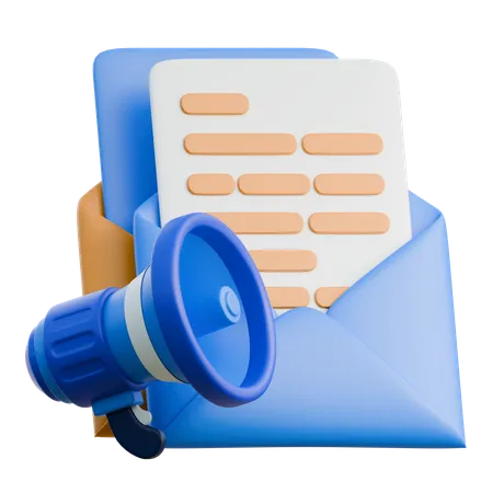 E-Mail Marketing  3D Icon