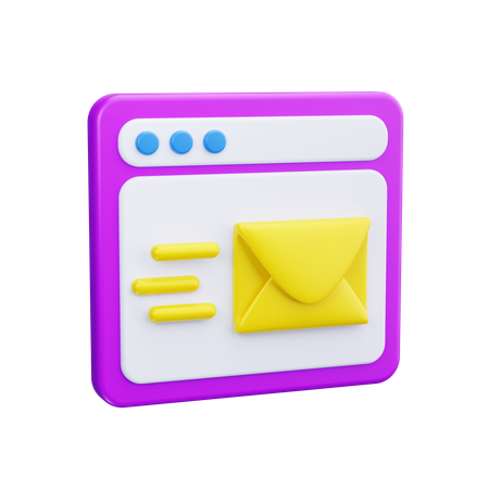 E-Mail Marketing  3D Icon