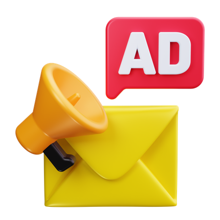 E-Mail Marketing  3D Icon