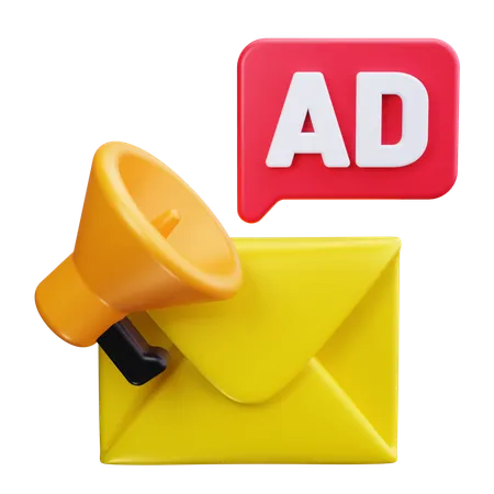 E-Mail Marketing  3D Icon