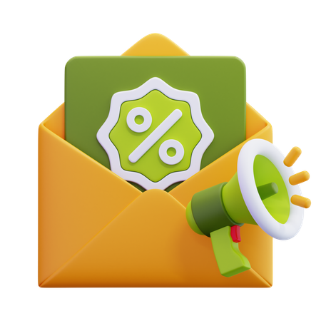 E-Mail Marketing  3D Icon