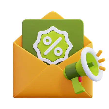 E-Mail Marketing  3D Icon