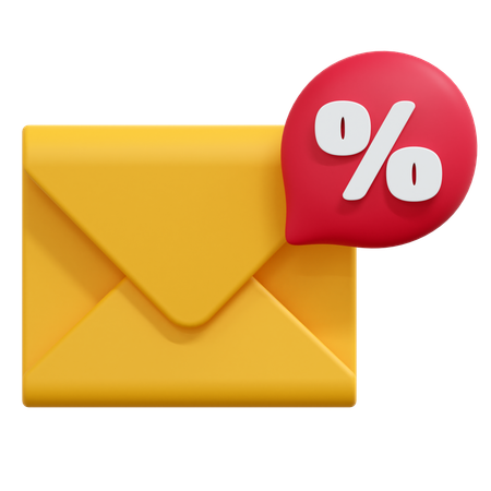 Marketing de email  3D Icon