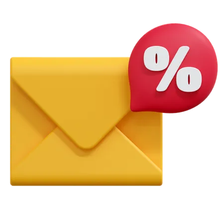 Marketing de email  3D Icon