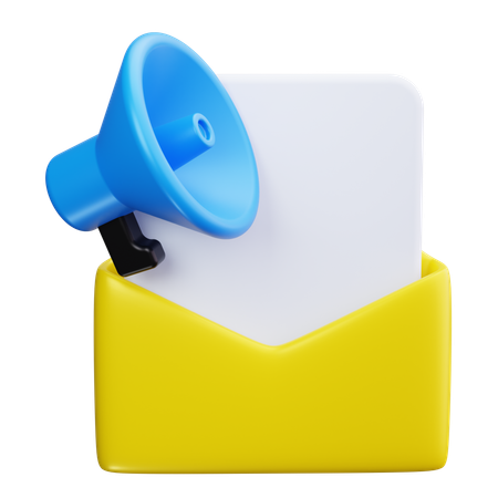 E-Mail Marketing  3D Icon