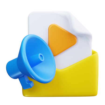 E-Mail Marketing  3D Icon