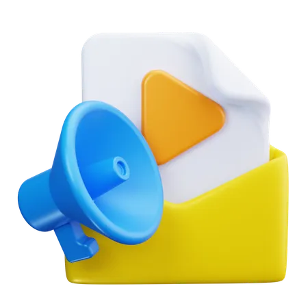 E-Mail Marketing  3D Icon