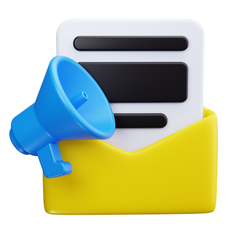 E-Mail Marketing  3D Icon