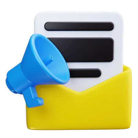 E-Mail Marketing  3D Icon