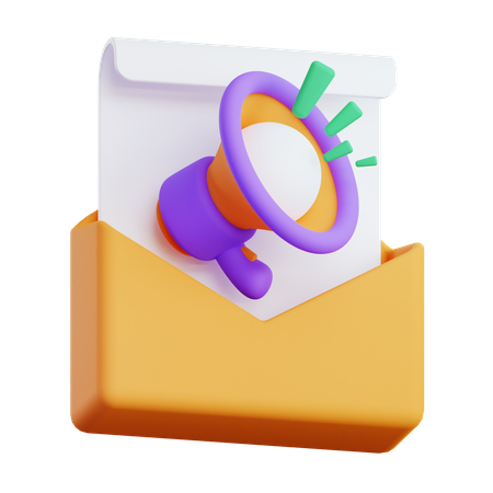 E-Mail Marketing  3D Icon