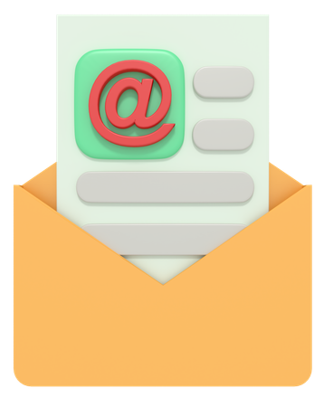 E-Mail Marketing  3D Icon