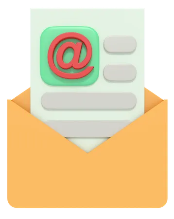 E-Mail Marketing  3D Icon