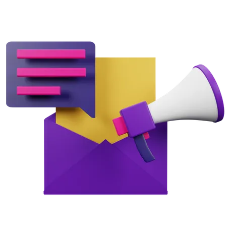 E-Mail Marketing  3D Icon