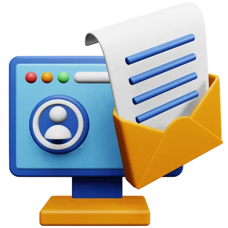 E-Mail Marketing  3D Icon