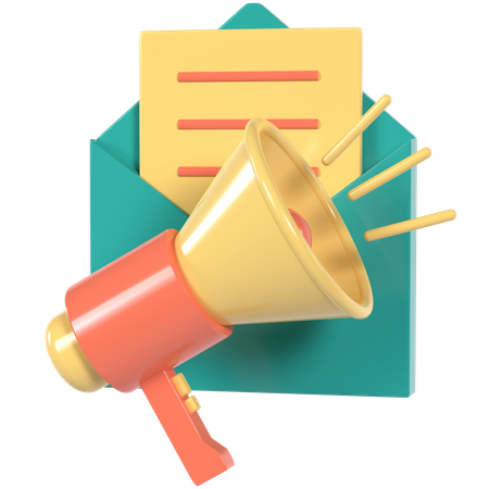 E-Mail Marketing  3D Icon